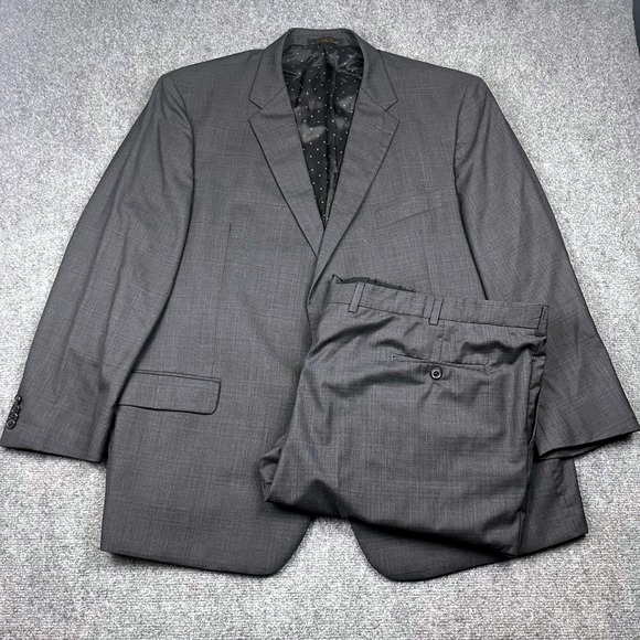 Reserve Custom Other - Jos A Bank Grey Glen Plaid Lanificio T.G. Di Fabio 130's 2 Piece Suit 50r 46x25